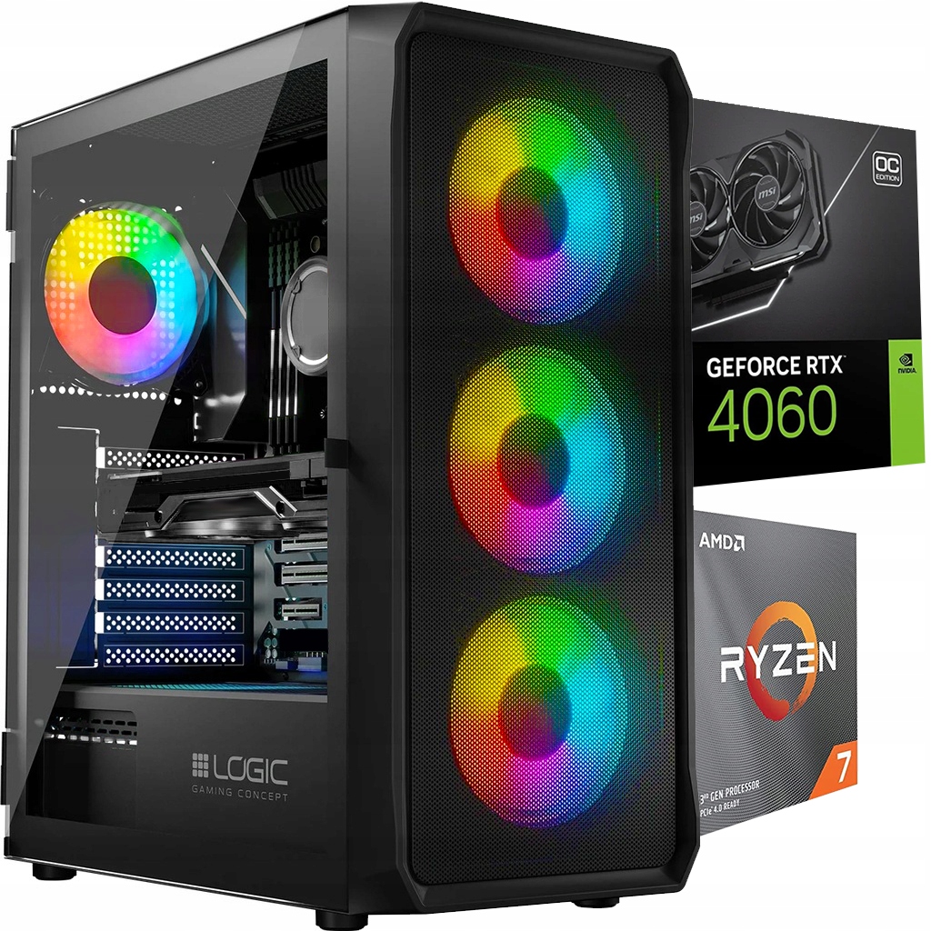 Herný počítač Ryzen 7 RTX4060